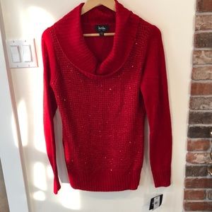 Red Sparkly Sweater